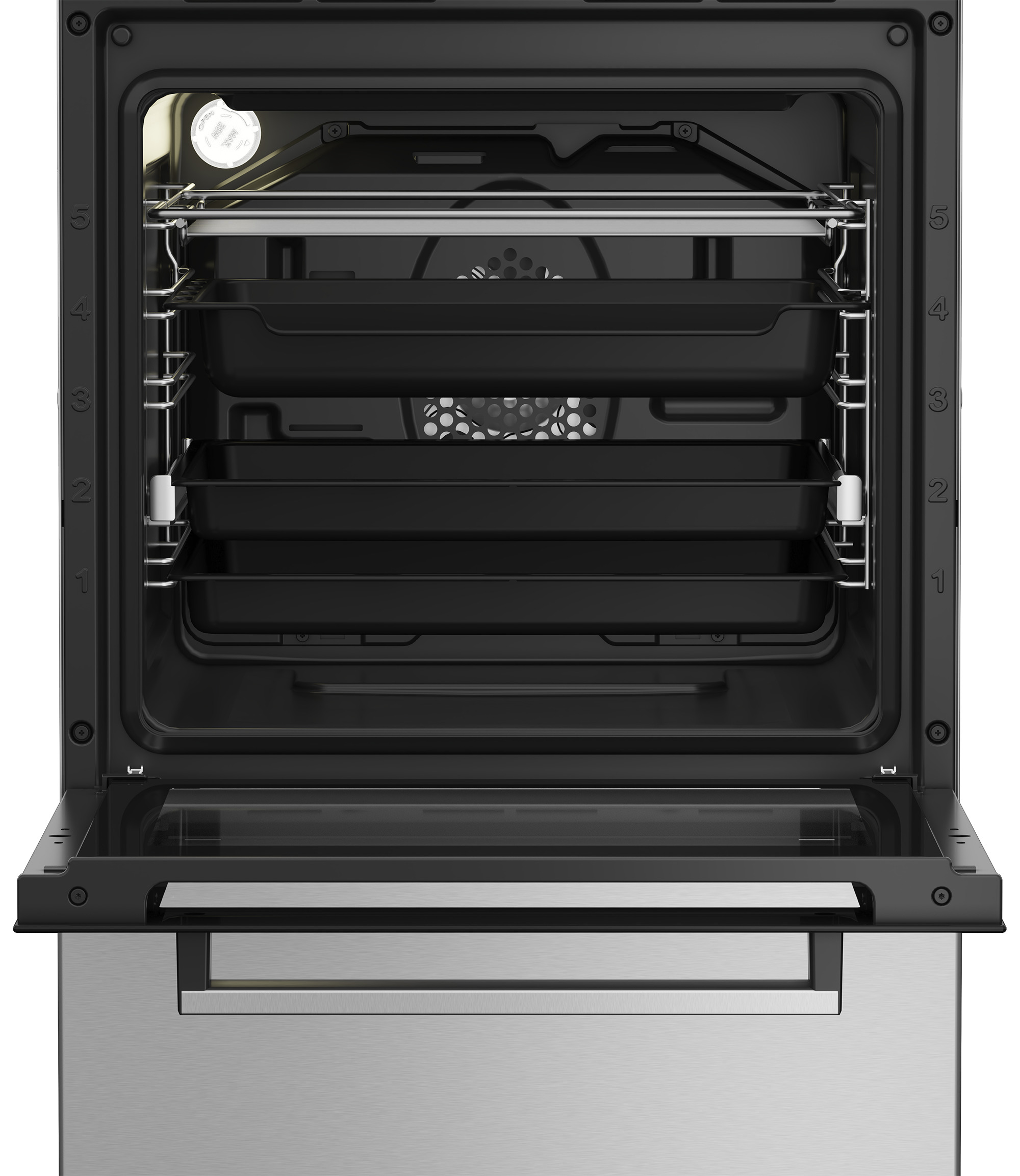 Beko FSM51331DXDT Freestanding cooker Electric Gas Stainless steel – image 4