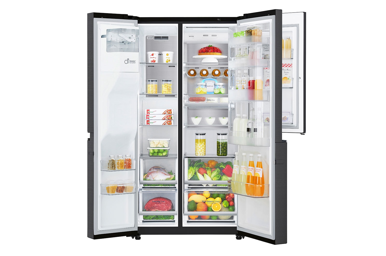 LG GSJ960MCCZ side-by-side refrigerator Freestanding – image 2