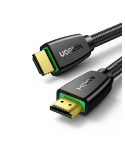 Cable HDMI 20 de Nylon Trenzado / 10 m / 4K60Hz / HDR / 3D / HEC Canal Ethernet HDMI / ARC Canal de Retorno de Audio / Color Profundo de 48 bits / Audio de 32 canales / HDCP 22 /Audio DTS X / 18 Gbps / Blindaje de 4 capas 40414 - 40414