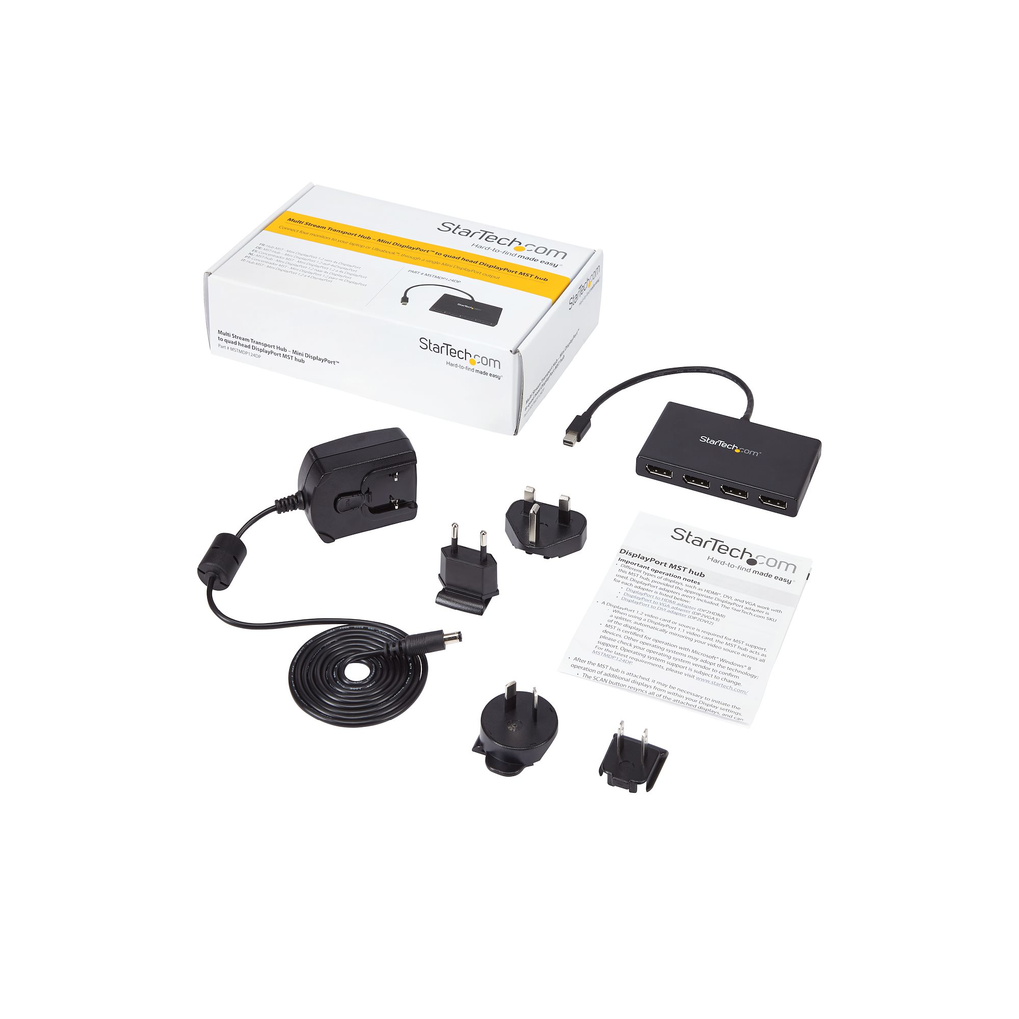 StarTech.com 4-Port Multi Monitor Adapter - Mini DisplayPort to DisplayPort MST Hub – image 7