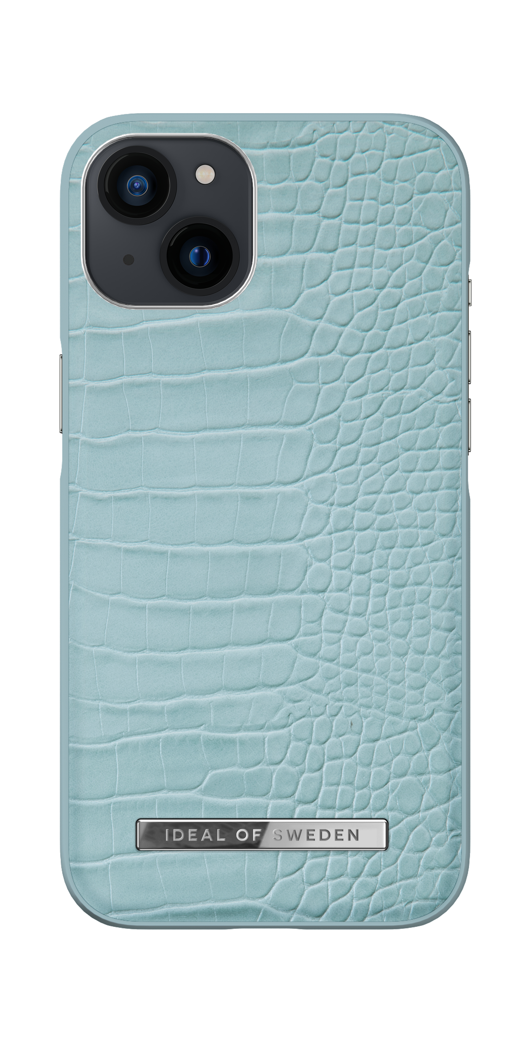 iDeal of Sweden Atelier Case iPhone 13 Soft Blue Croco – image 3
