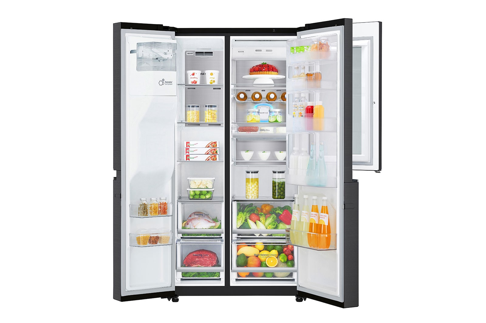 LG GSX960MCCE side-by-side refrigerator Freestanding – image 4