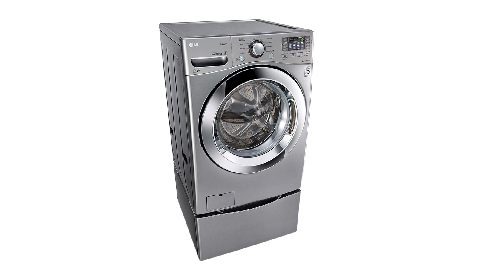 LG WM3370HVA washing machine Front-load 1300 RPM Graphite – image 3