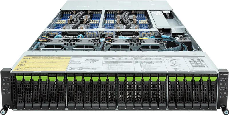 GIGABYTE H263-S62-LAW1 Intel C741 LGA 4677 (Socket E) Rack (2U) Black, Steel – image 3