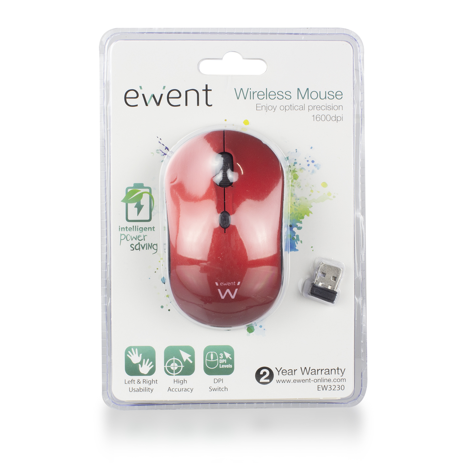 Ewent EW3230 mouse Office Ambidextrous RF Wireless Optical 1600 DPI – image 6