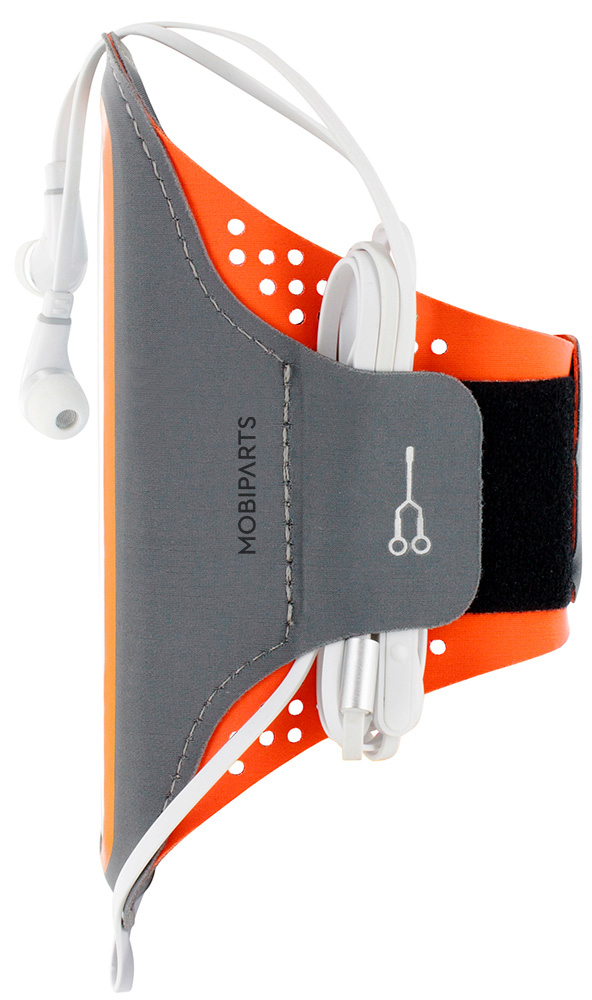 Mobiparts Comfort Fit Sport Armband Samsung Galaxy S10e Neon Orange – image 3
