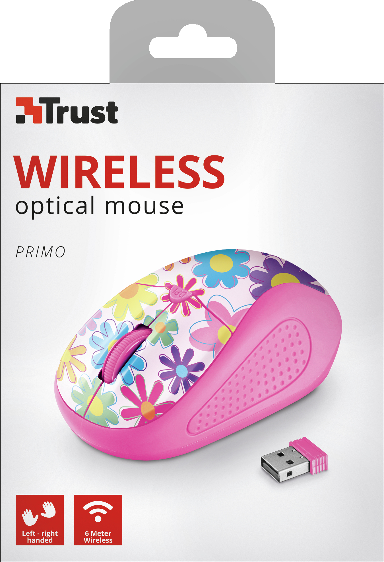 Trust 21481 mouse Children Ambidextrous RF Wireless 1600 DPI – image 5