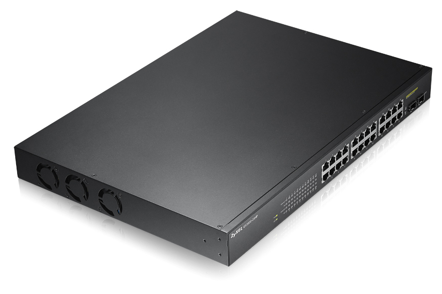Zyxel GS1900-24HP network switch Managed Gigabit Ethernet (10/100/1000) Power over Ethernet (PoE) Black – image 2
