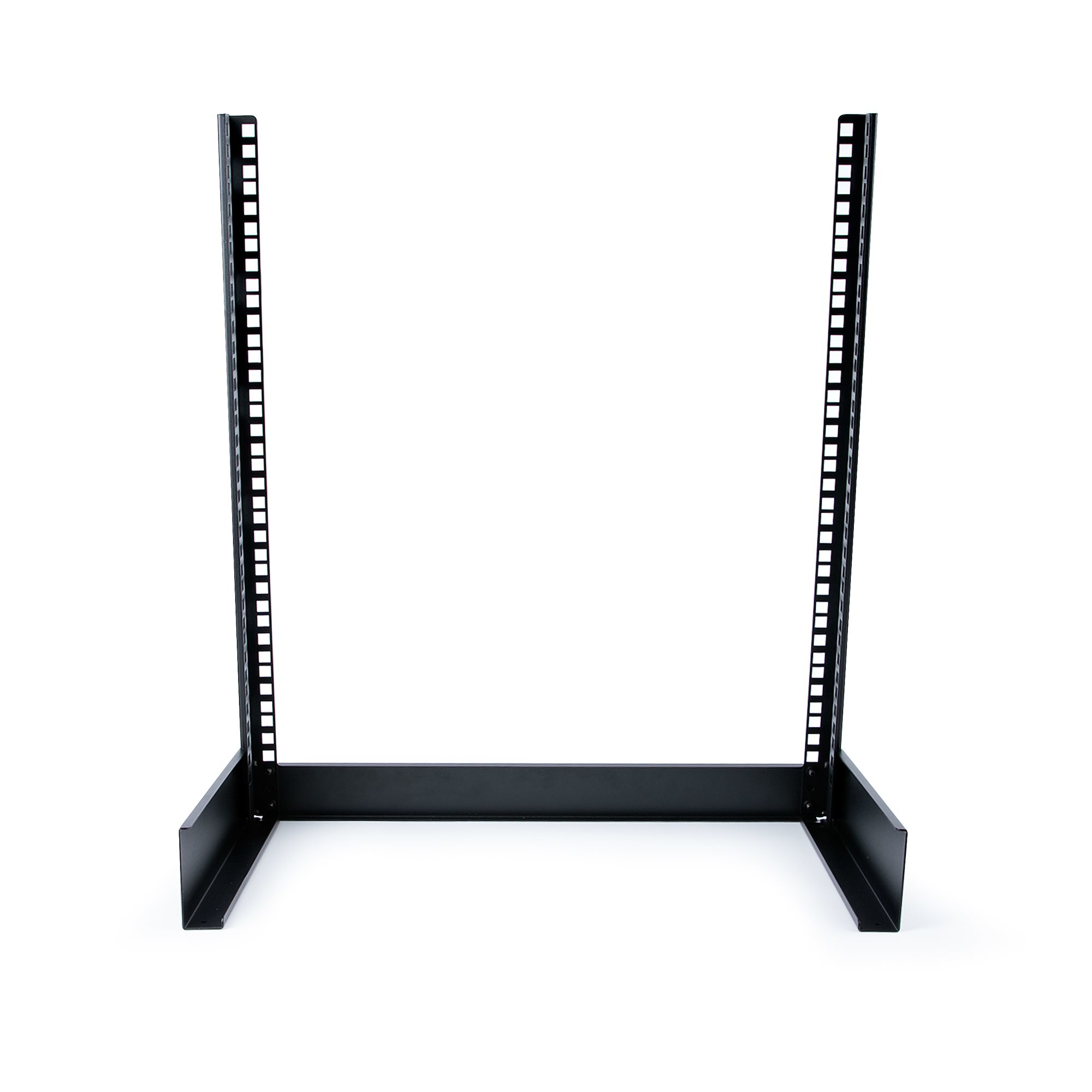 StarTech.com 12U 19" Desktop Open Frame Rack - 2 Post Free-Standing Network Rack Switch Depth for Patch Panel/Data/AV/Communication/Studio Equipment 110lb(50kg) – image 4