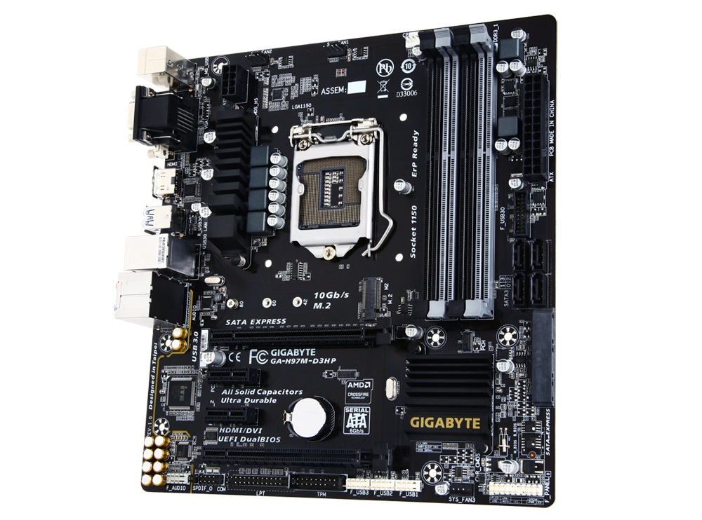 GIGABYTE GA-H97M-D3HP motherboard Intel® H97 LGA 1150 (Socket H3) micro ATX – image 3