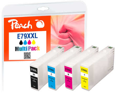 Peach 319905 ink cartridge 4 pc(s) Compatible Extra (Super) High Yield Black, Cyan, Magenta, Yellow