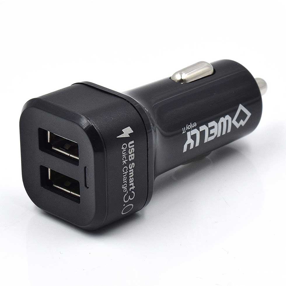 Welly Enjoy IT WY11001 mobile device charger Universal Black Cigar lighter Fast charging Auto