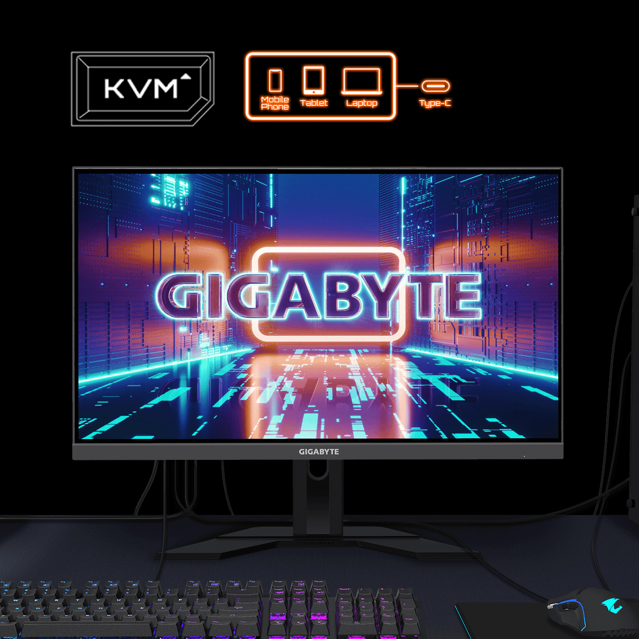 GIGABYTE M32U 31.5" 4K UHD Gaming Monitor - 3840 x 2160, 144Hz, 1ms, 350 cd/m², FreeSync Premium Pro, Display HDR400, HDMI 2.1, Displayport 1.4 – image 7