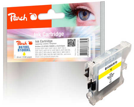 Peach 313001 ink cartridge Yellow