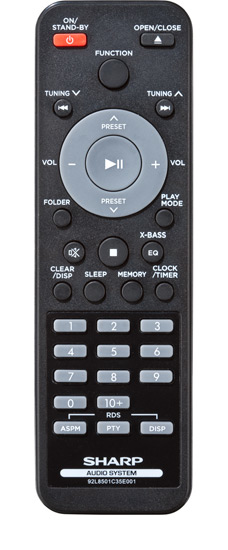 Sharp XLE12H Home audio micro system – image 3