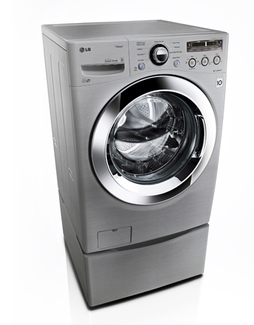 LG WM3250HVA washing machine Front-load 1200 RPM Silver – image 3