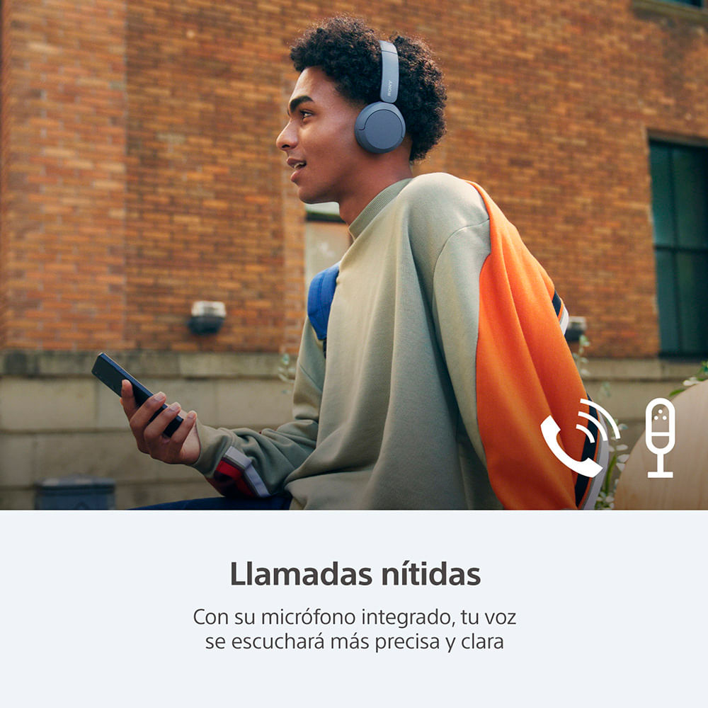 Audífonos Sony WH-CH520 - Inalámbrico - Bluetooth - Azul - WH-CH520/LZ Audífonos Sony WH-CH520 - Inalámbrico - Bluetooth - Azul - WH-CH520/LZ