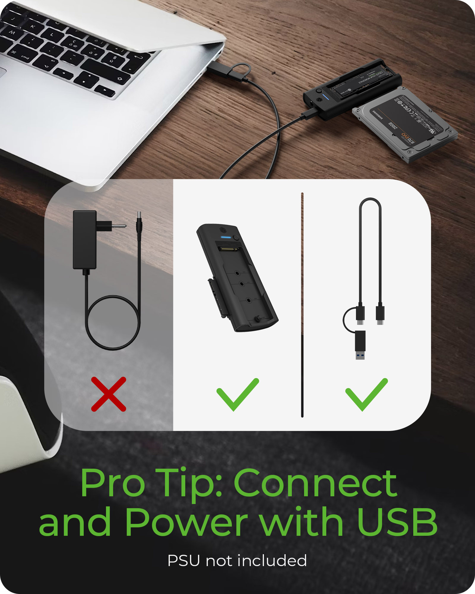 ICY BOX IB-180MS-C31 USB 3.2 Gen 2 (3.1 Gen 1) Type-C Black – image 4