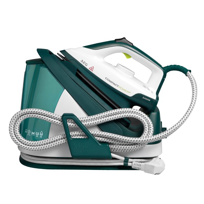AEG DBS7146GR 2400 W 1.5 L Ceramic soleplate Green, White