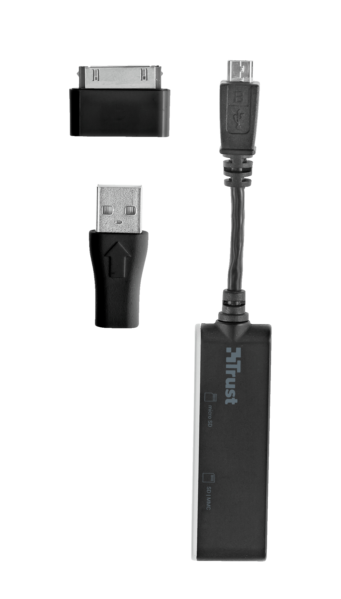 Trust 19440 card reader Micro-USB Black, White – image 2