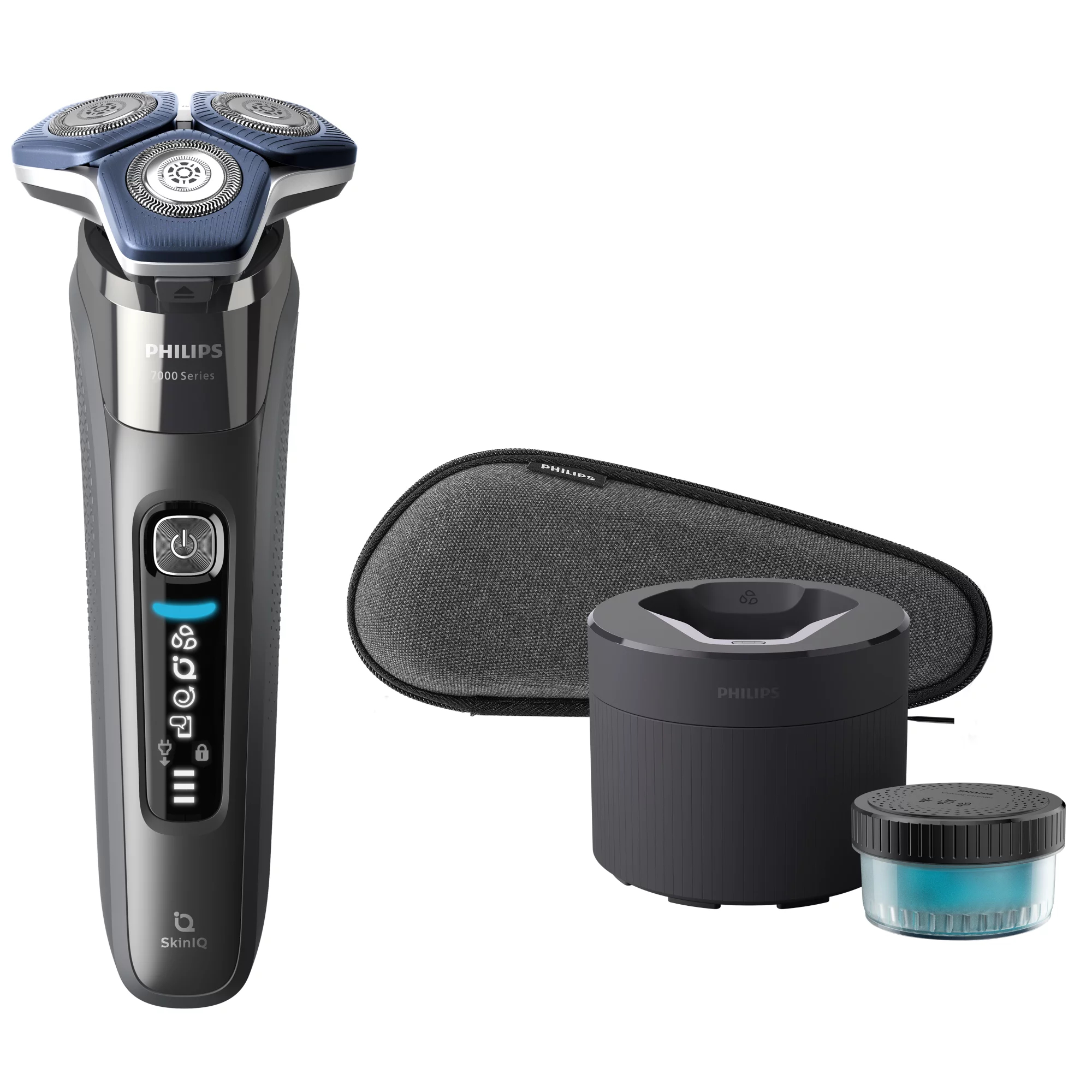 Philips SHAVER Series 7000 S7887/70 men's shaver Rotation shaver Trimmer Black, Chrome – image 1