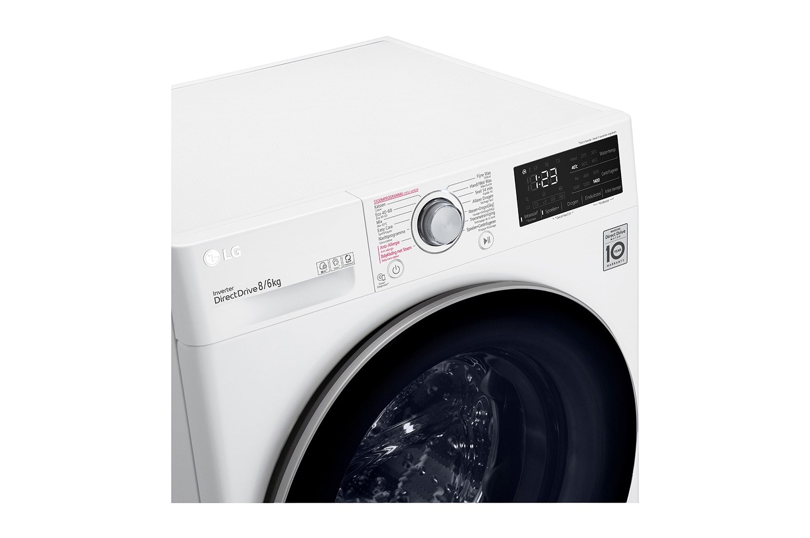 LG F4DV308S1E washer dryer Freestanding Front-load White – image 7