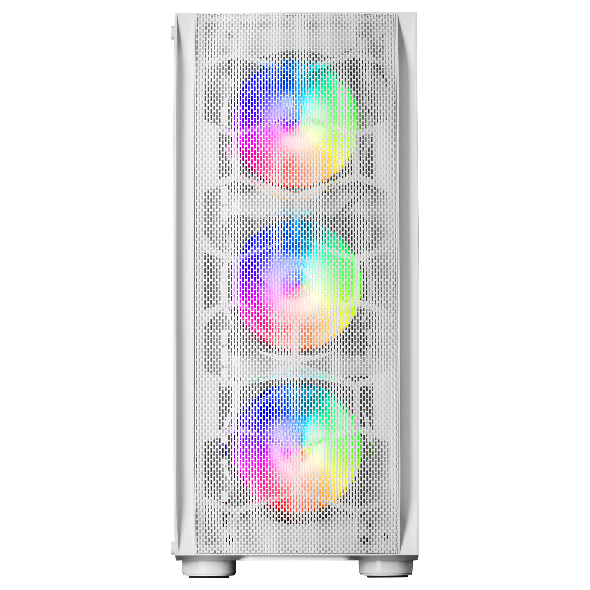 Mars Gaming MC-KX White Premium E-ATX Gaming Tower FREEZER CPU System 5 Ultra-quiet ARGB Fans ARGB Controller and RF Controller Mesh Front – image 3