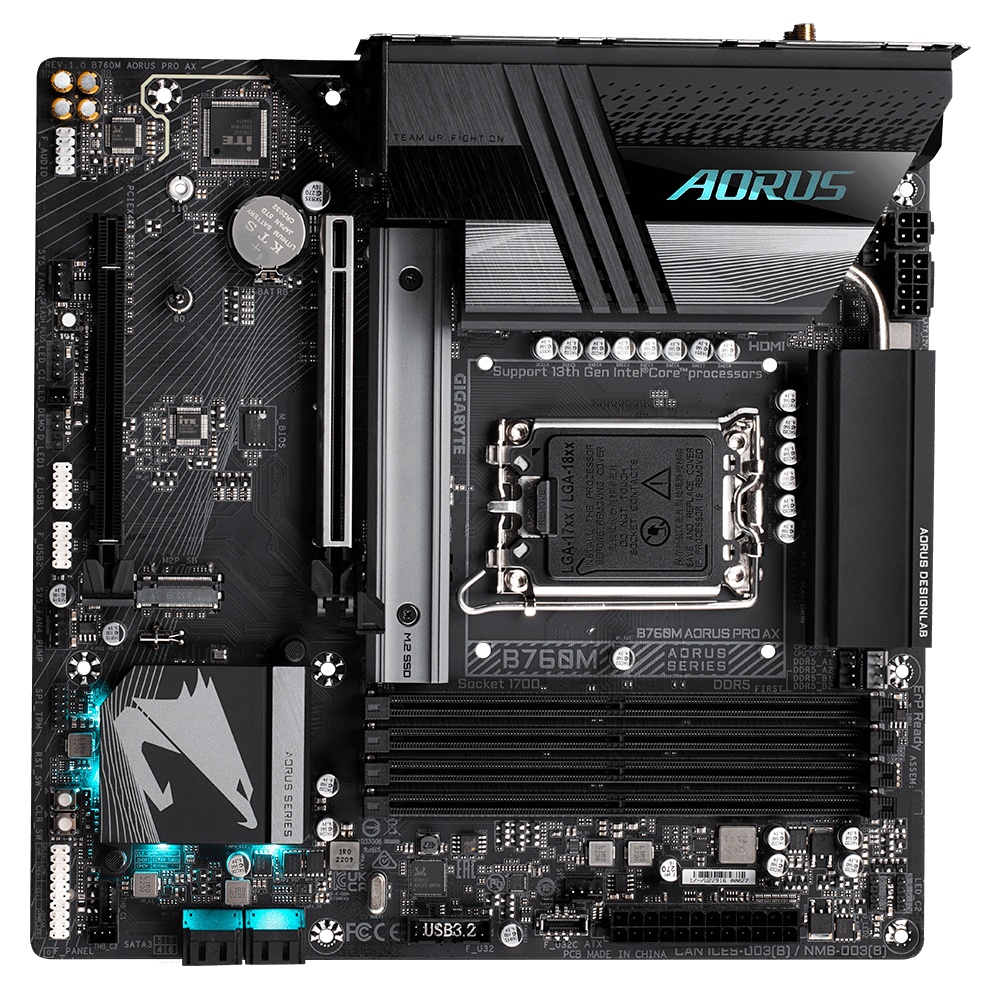 GIGABYTE B760M AORUS PRO AX (REV. 1.0) – image 5