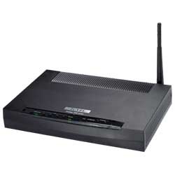 Zyxel P-2602HW-61 wireless router Black
