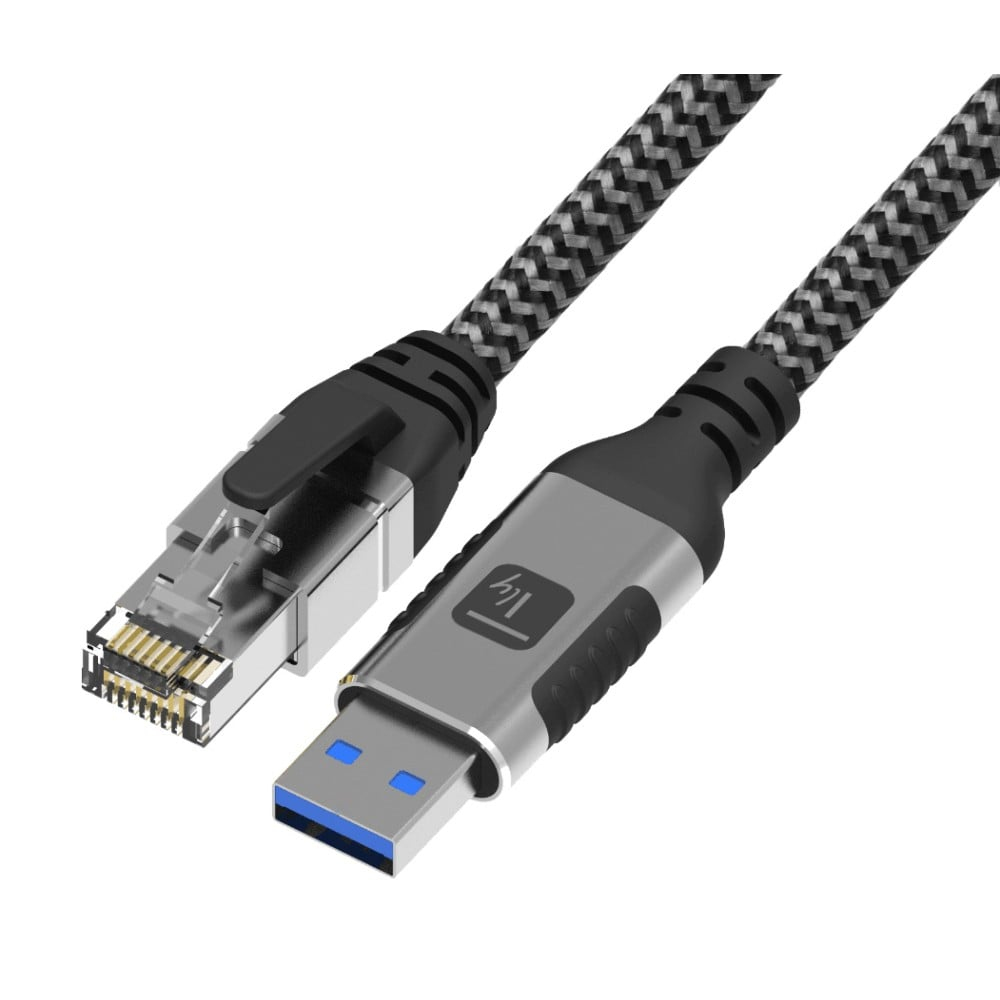 Techly ICOC U3A-RJ45-010 Adattatore/Cavo di rete USB-A a …