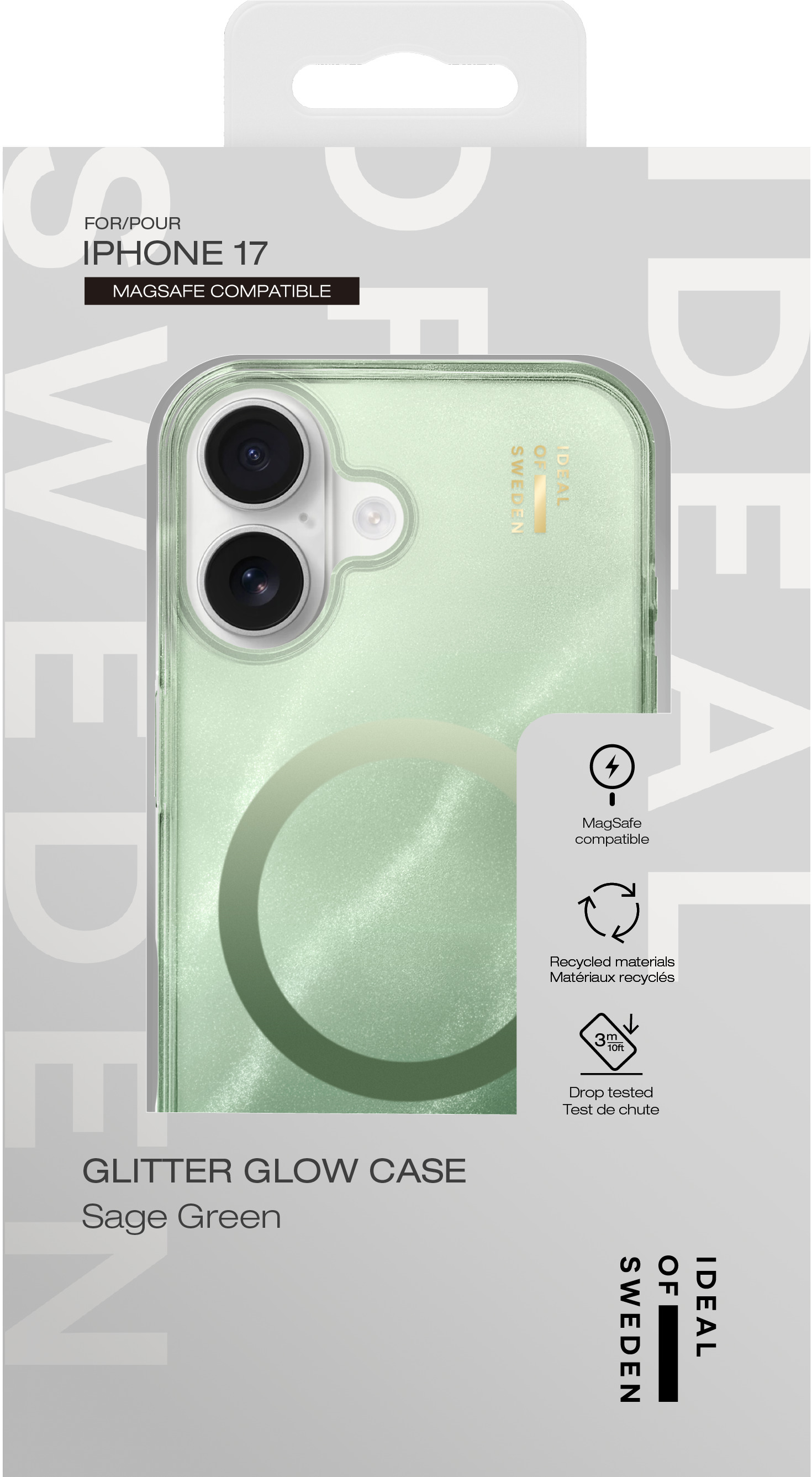 iDeal of Sweden Clear Case MagSafe iPhone 17 Sage Green – image 4