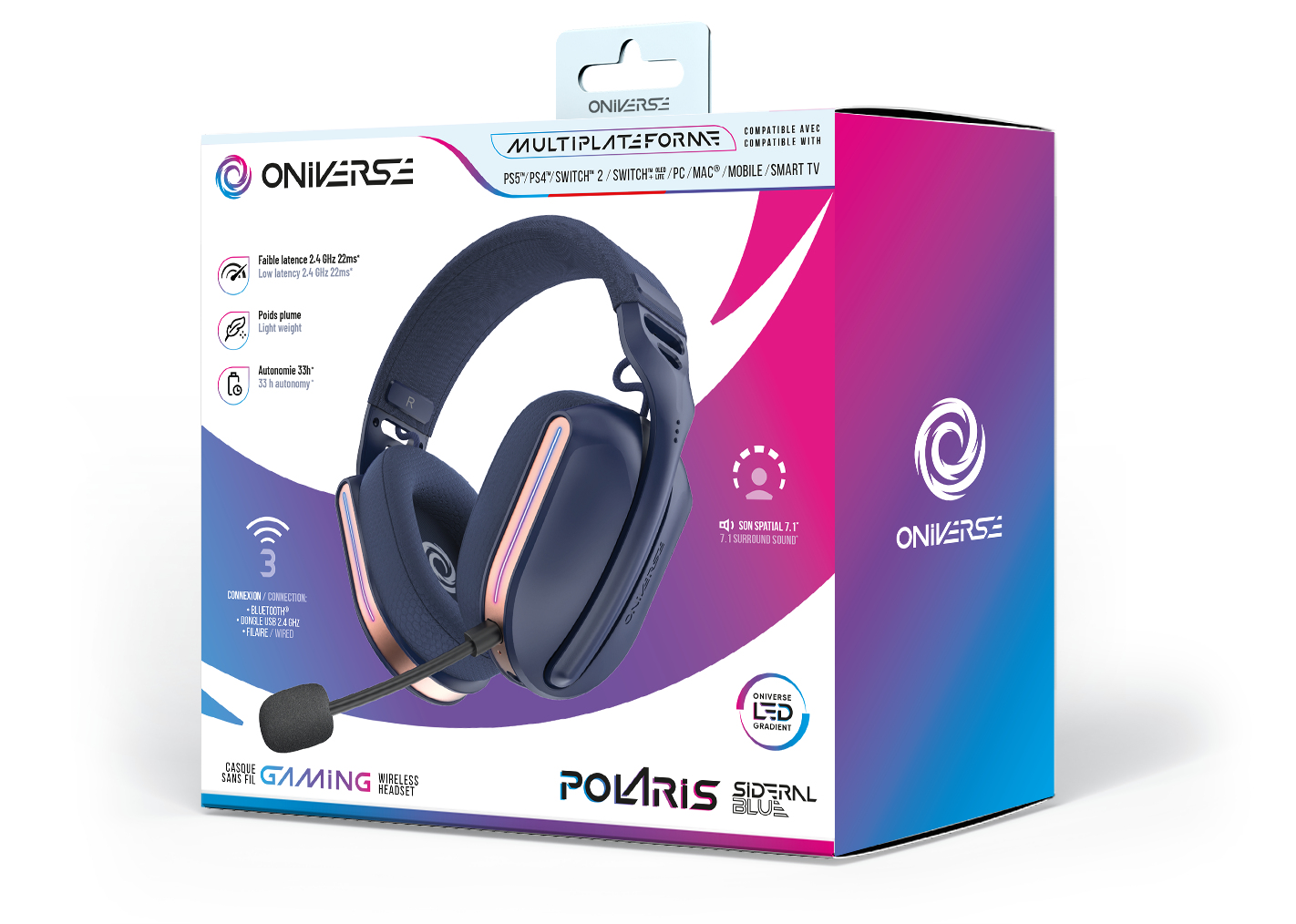 Oniverse Wireless Gaming Headset Polaris - Sideral Blue (Multiplatform) – image 5