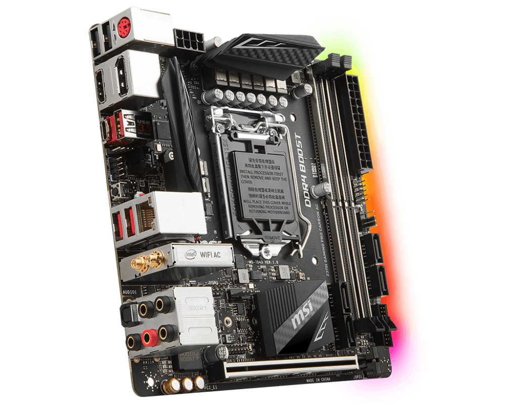 MSI Z370I GAMING PRO CARBON AC – image 2