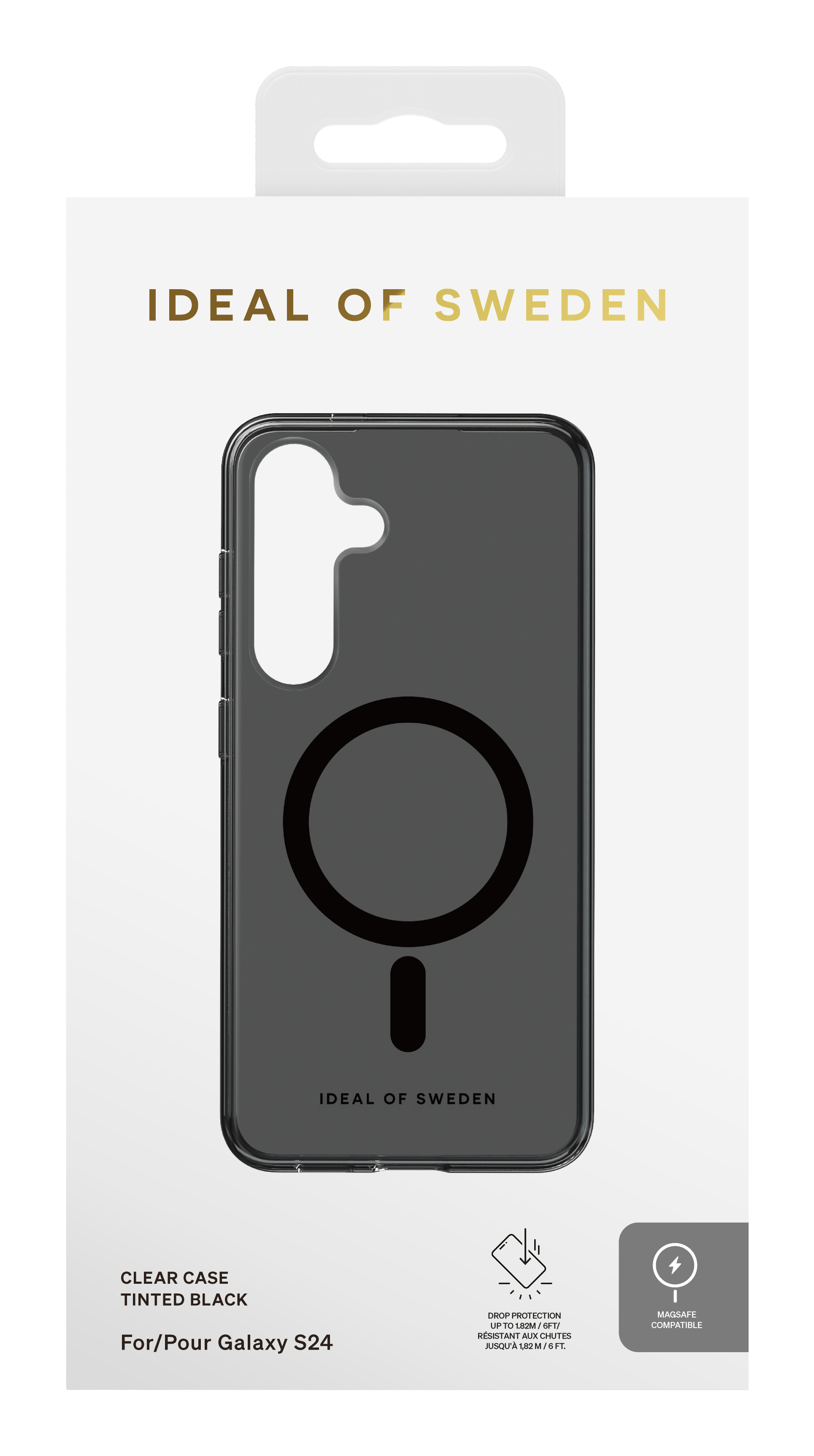 iDeal of Sweden Clear Case MagSafe Galaxy S24 / S25 Tinted Black – image 4