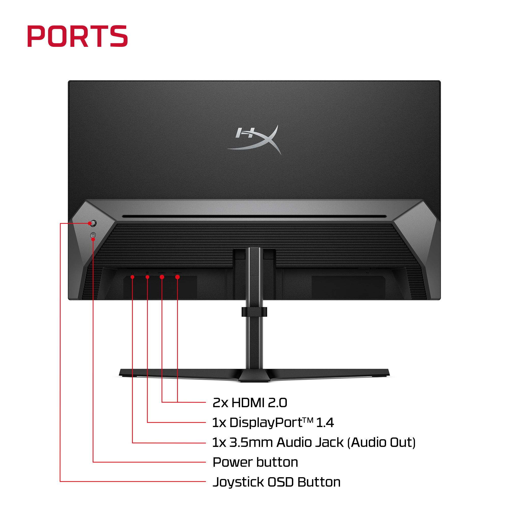 HP HyperX OMEN 27 inch FHD 144Hz Gaming Monitor - OMEN 27e – image 5