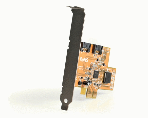 StarTech.com Dual Channel Serial ATA PCI Express Controller Card – image 2