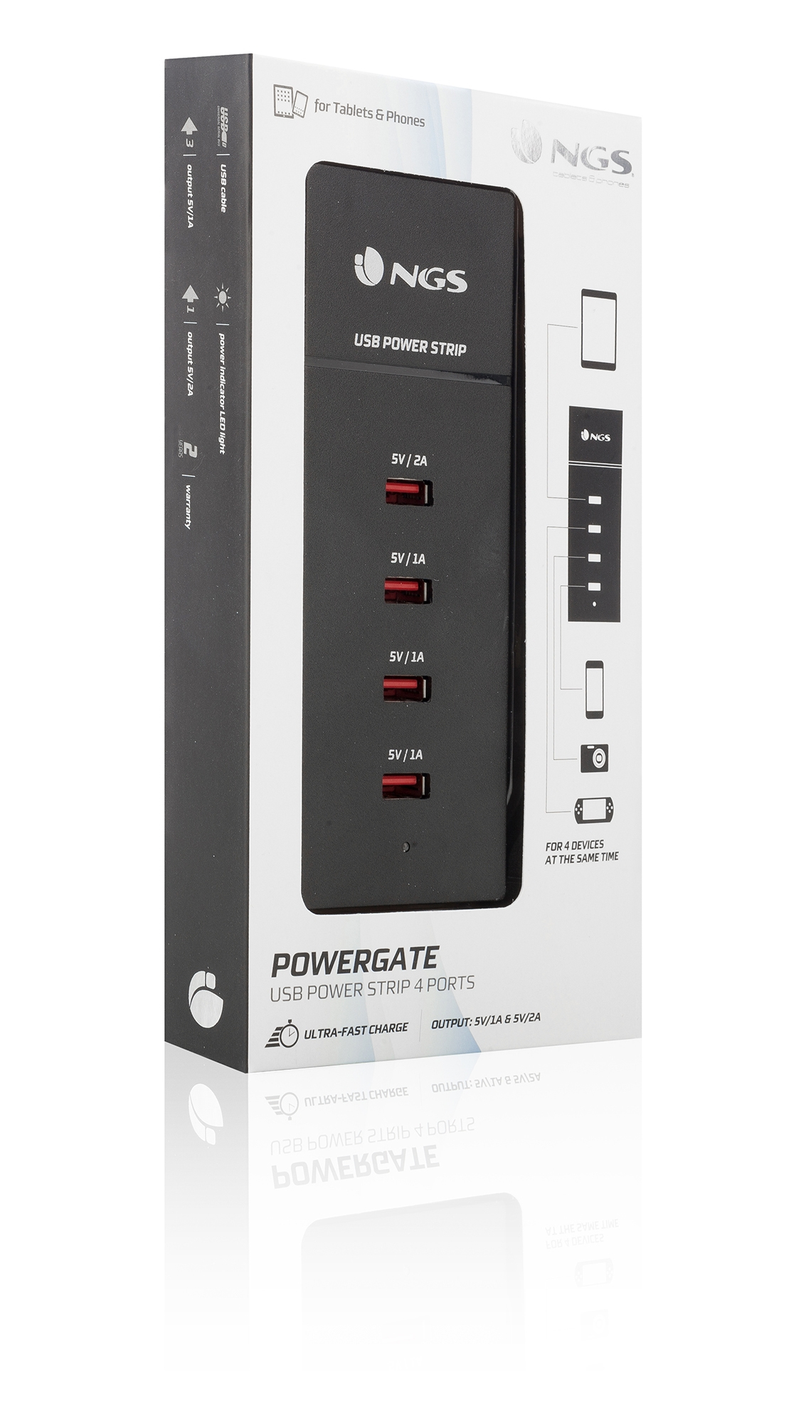 NGS Powergate Universal Black AC Indoor – image 2