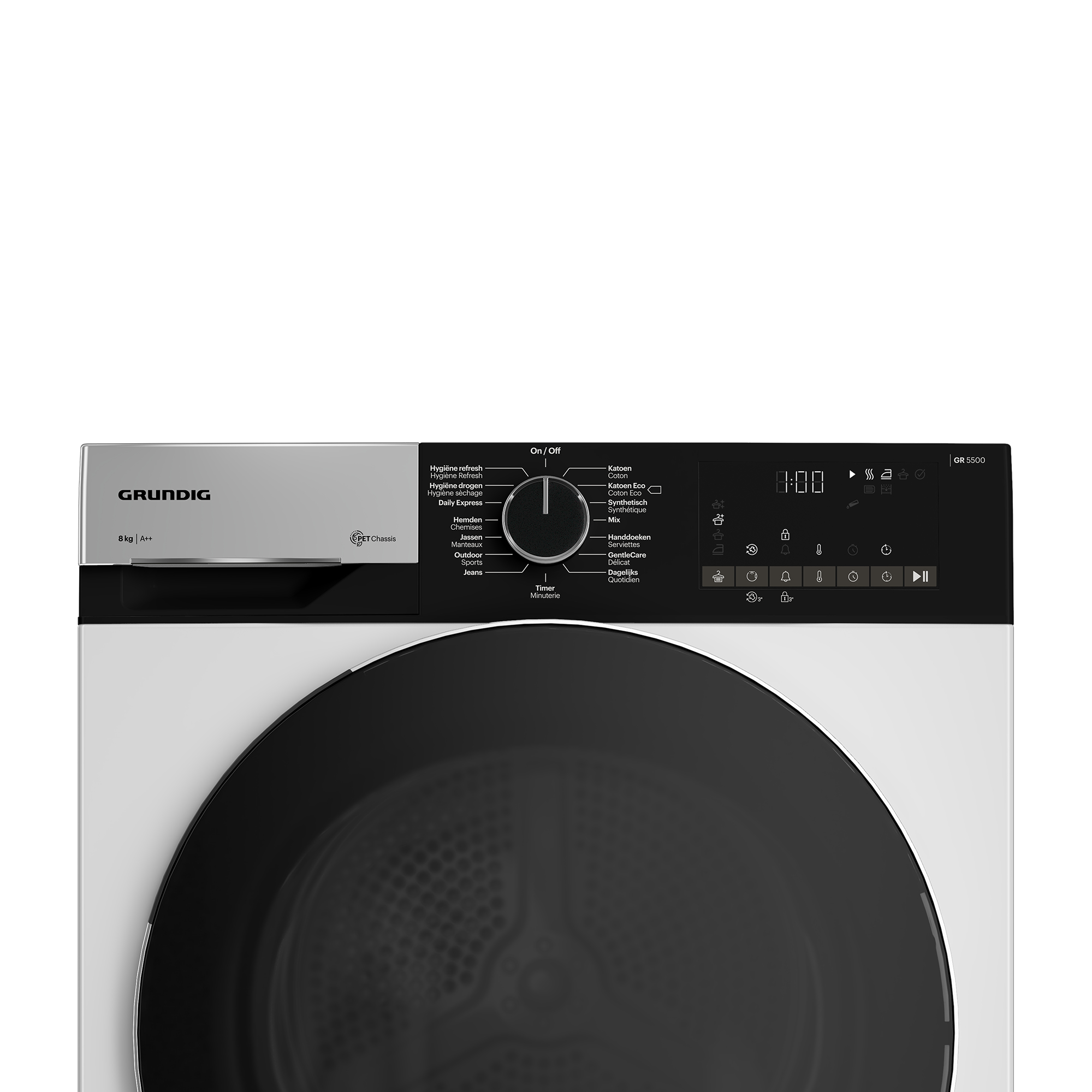 Grundig GT5P6823W0 tumble dryer Freestanding Front-load – image 3