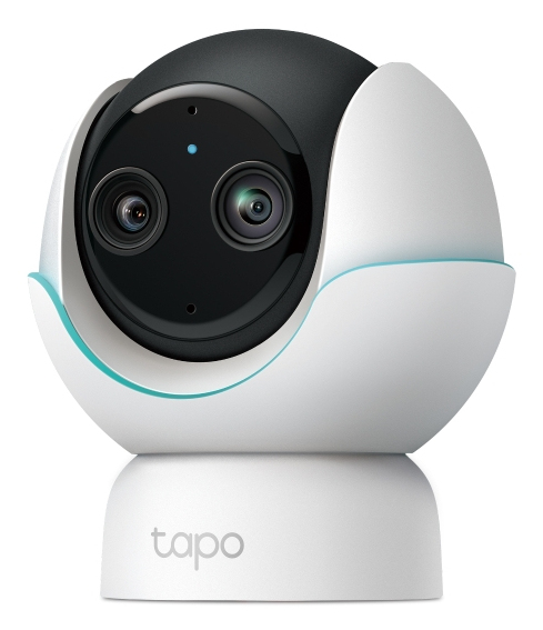 Tapo C840 V1 - Network surveillance camera - pan / tilt - colour (Day&Night) - 2560 x 1440 (wide) / 1920 x 1080 (telephoto) - 2K, 1080p - audio - wireless - Wi-Fi - Bluetooth 5.0 - H.264 - DC 5 V