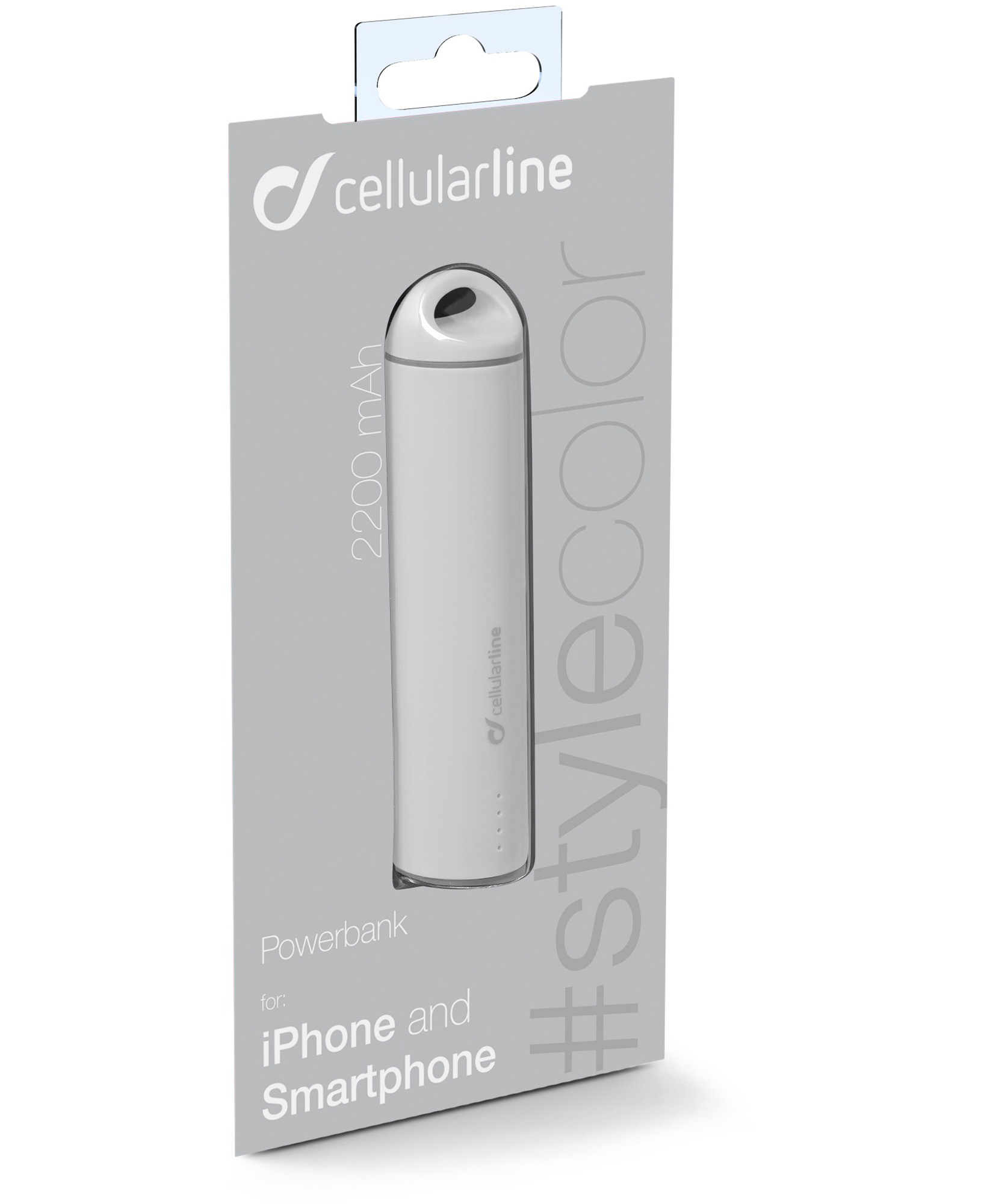 Cellularline Powerbank #Stylecolor 2200 - Universal – image 3
