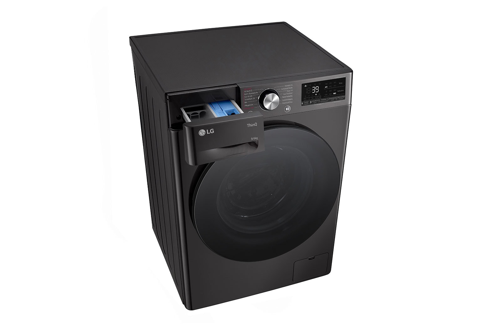 LG W4WR7096YB washer dryer Freestanding Front-load Black – image 9
