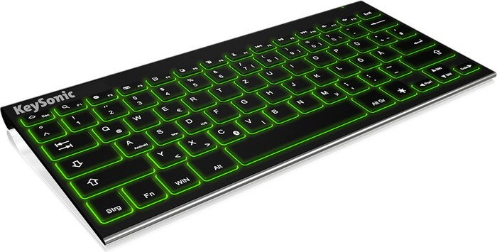 KeySonic KSK-5020BT-L keyboard Home Bluetooth QWERTZ German Black