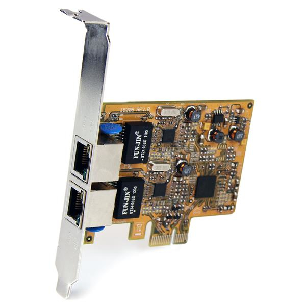 StarTech.com Dual Port Gigabit PCI Express Server Network Adapter Card - PCIe NIC – image 2