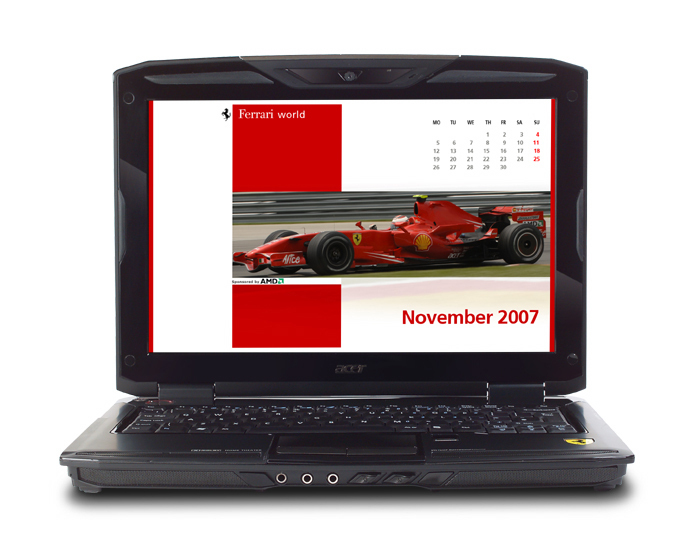 Acer Ferrari 1100-704G25MN + PDA