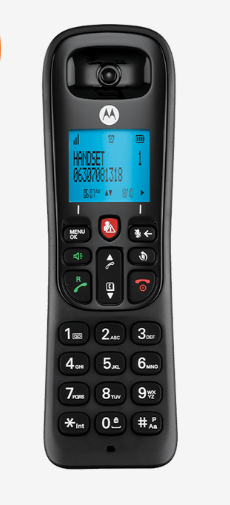 Motorola CD4001 DECT telephone Caller ID Black – image 1