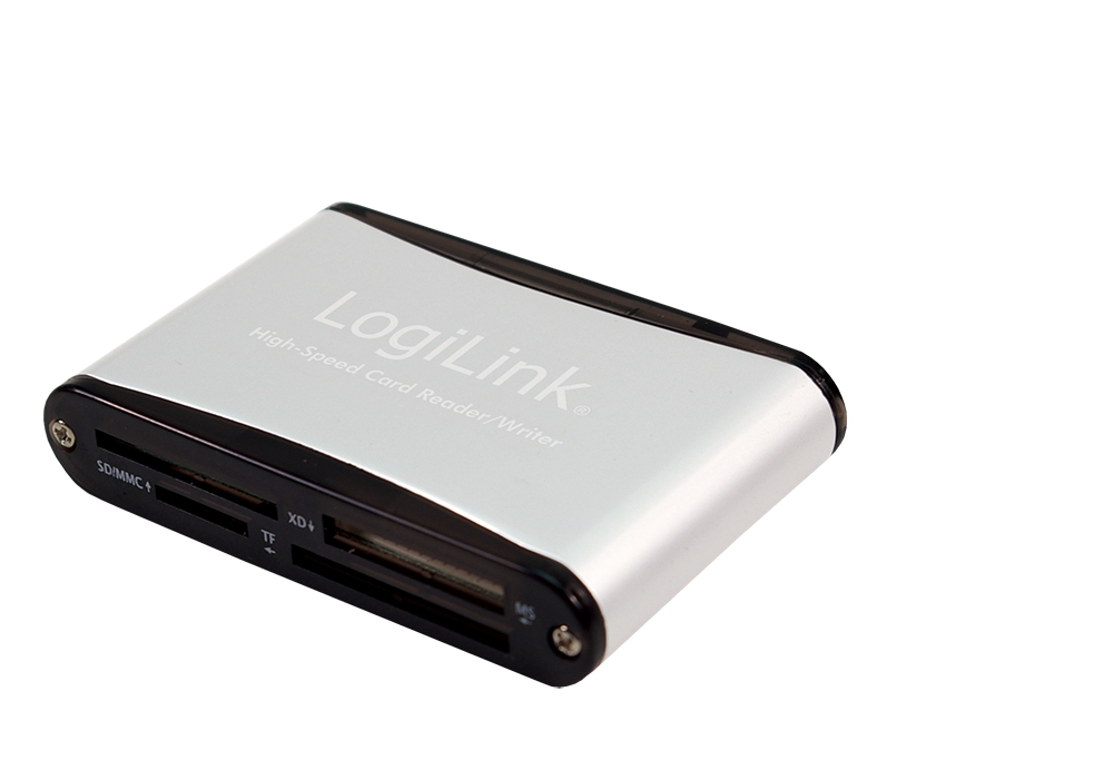 LogiLink Cardreader USB 2.0 external Alu – image 3