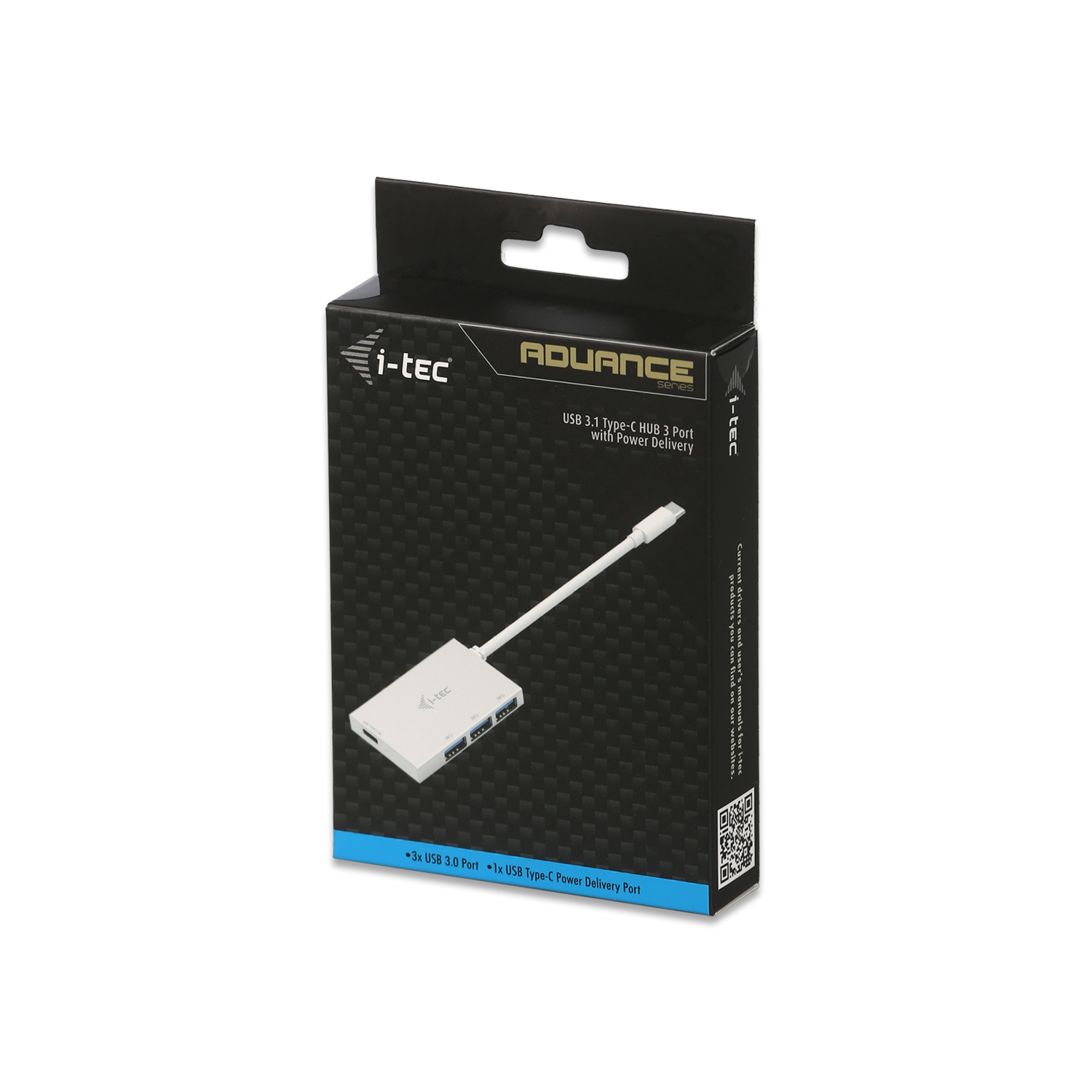 i-tec Advance USB-C HUB 3 Port + Power Delivery – image 3