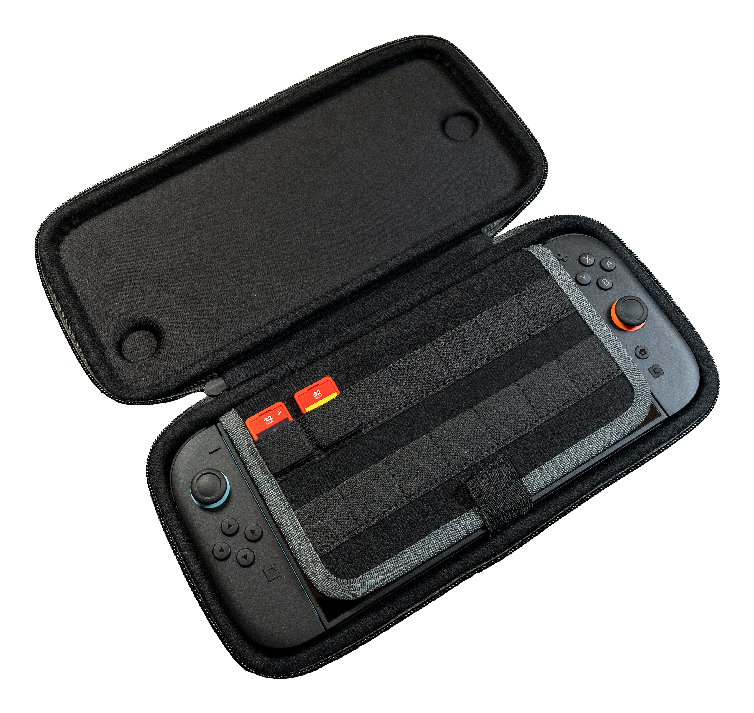Turtle Beach PlayTrek Étui fin Charcoal Black sous licence officielle de Nintendo pour protéger votre Nintendo Switch 2