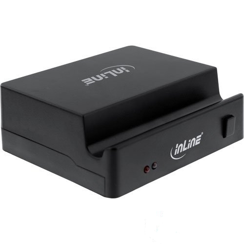 InLine 66777 mobile device dock station Smartphone Black