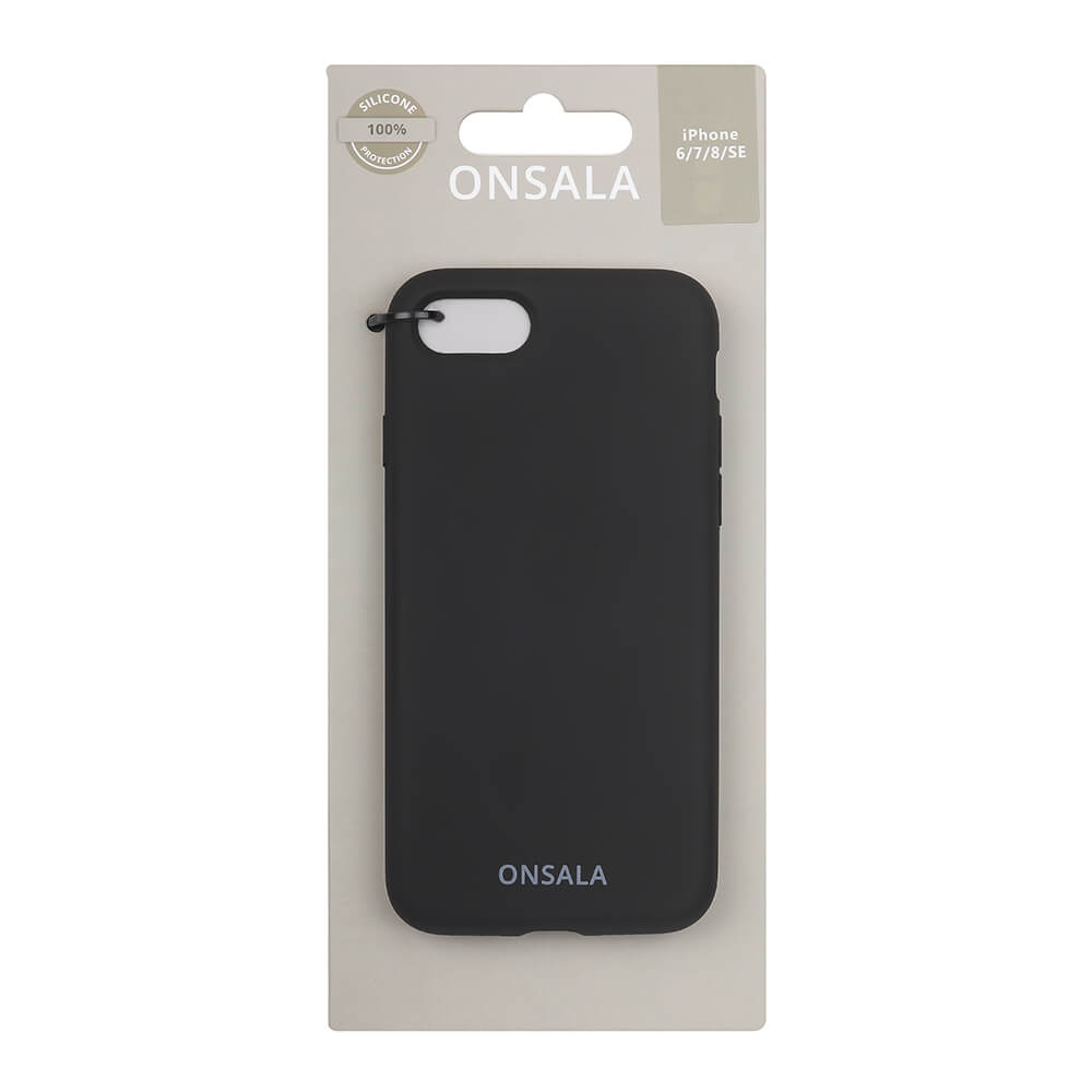Onsala Phone Case Silicone Black - iPhone 6/7/8/SE – image 2